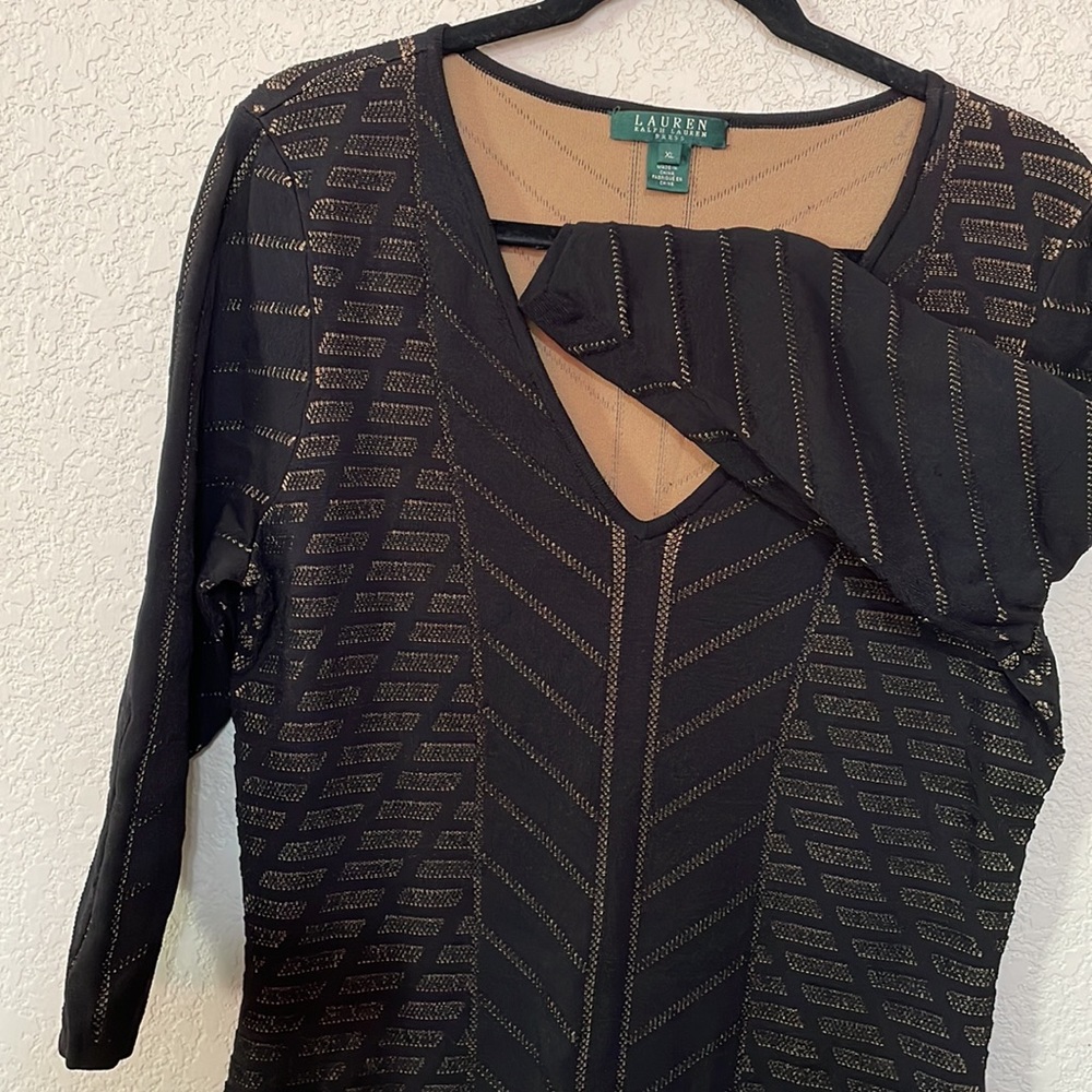 Lauren By Ralph Lauren Fit Stretch Dress Size XL - Picture 3 of 4